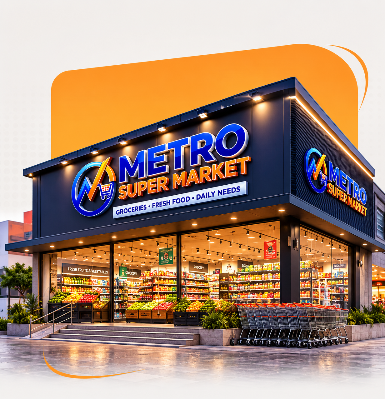Metro Super Market store interior