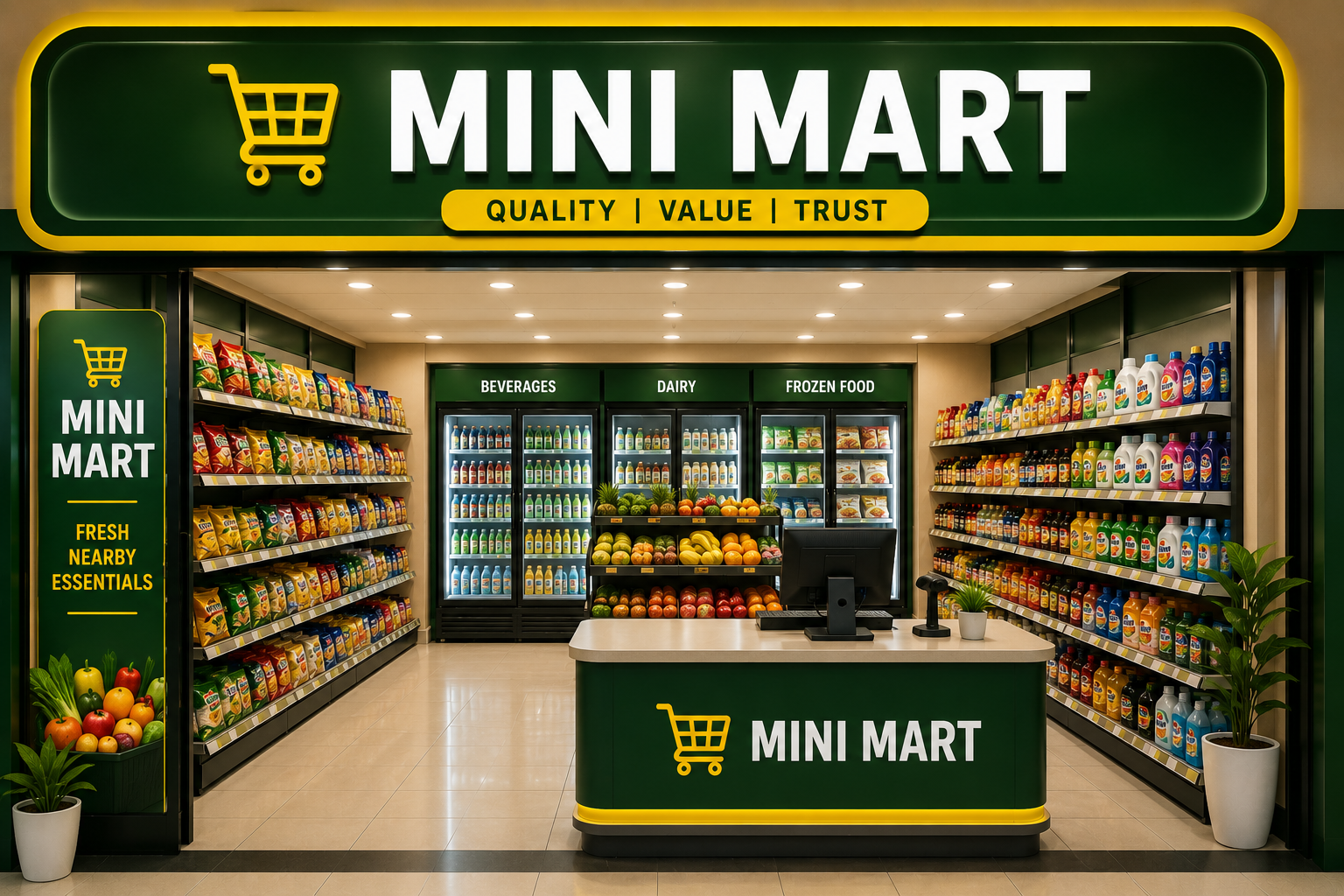 Mini Mart store